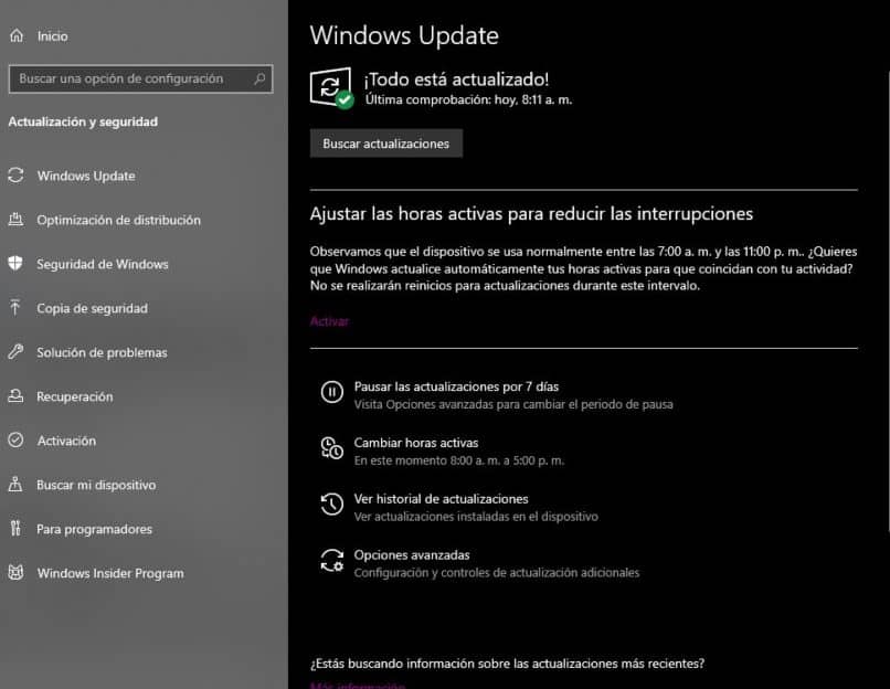 actualizar controladores en windows