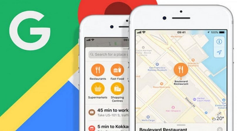 explorar los restaurantes en google maps en iphone