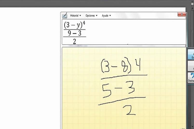 hacer formulas matematicas simples