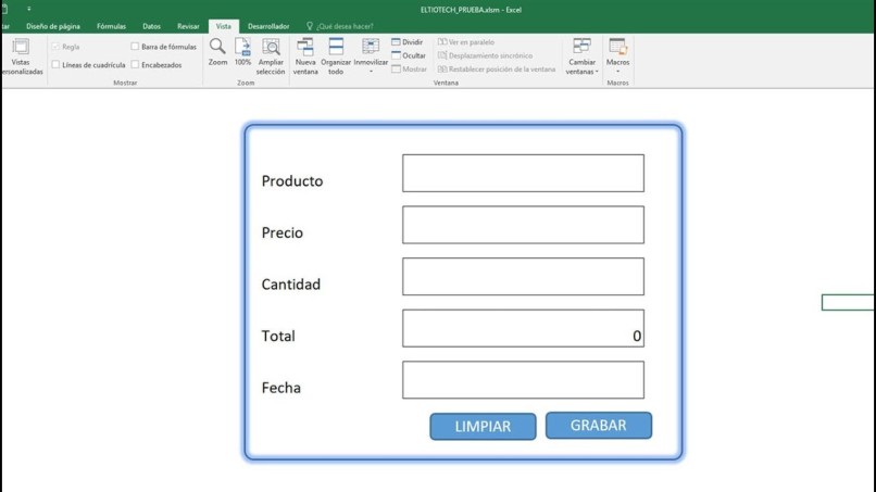 ¿Cómo hacer un formulario en Excel para introducir datos? - Paso a paso ...