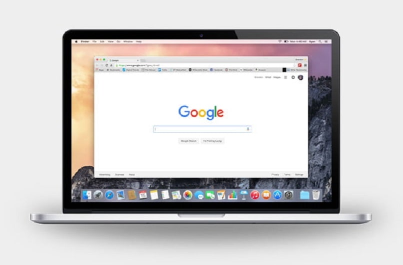 navegador de google chrome en una mac