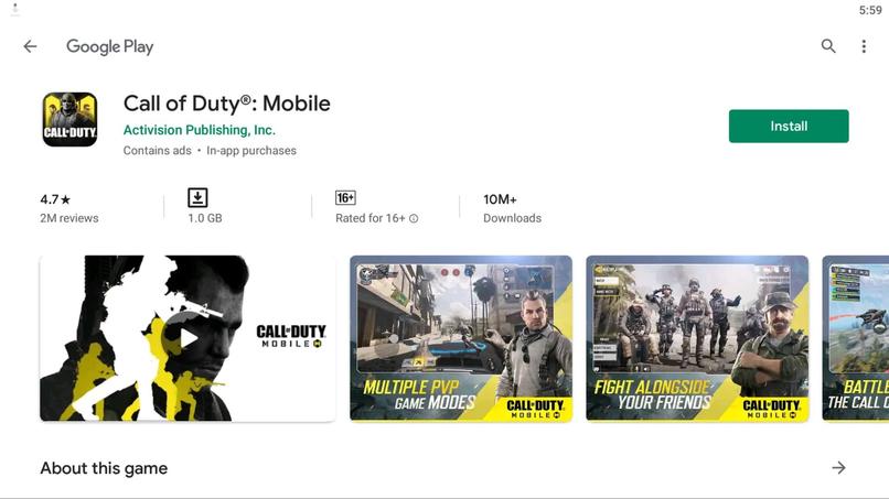 google mobile play store