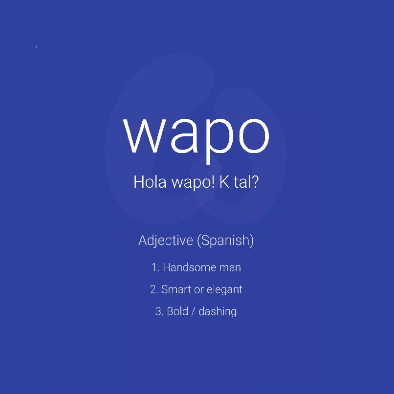 inicio de app wapo