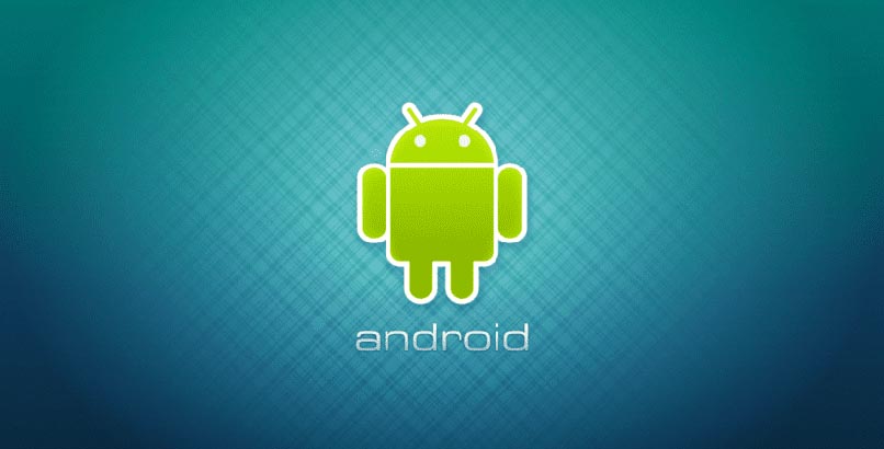 logo de android con fondo de textura