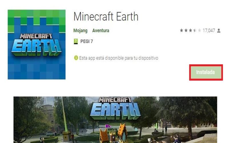 minecraft earth play store