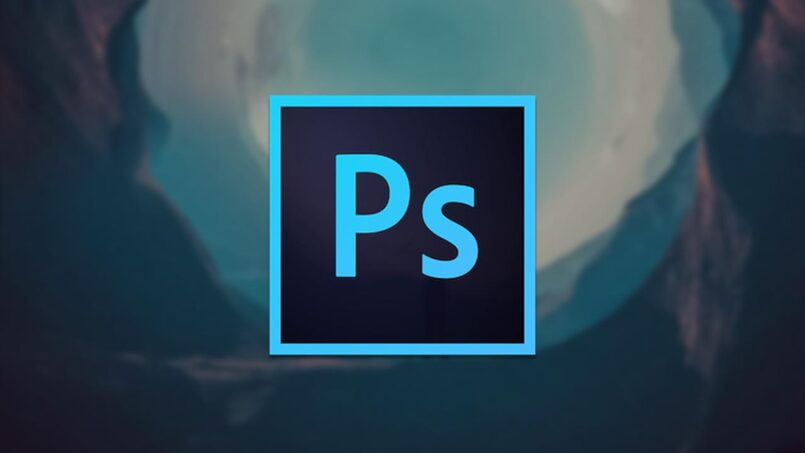 photoshop logo azul