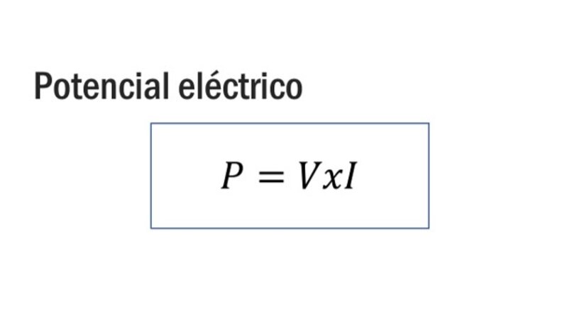 formula potencial electrico