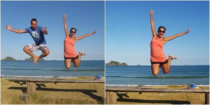 quitar objeto picsart