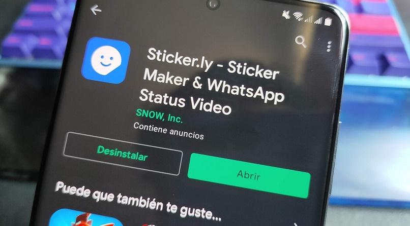 stickerly en android