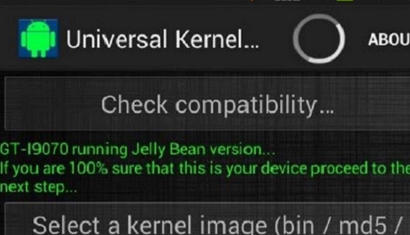 verificar compatibilidad del kernel con aplicacion