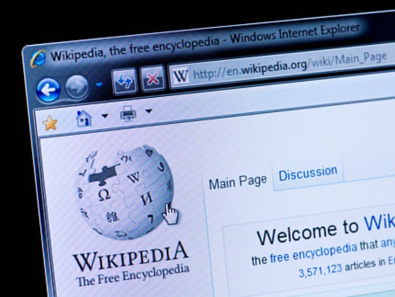 wikipedia abierta en navegador